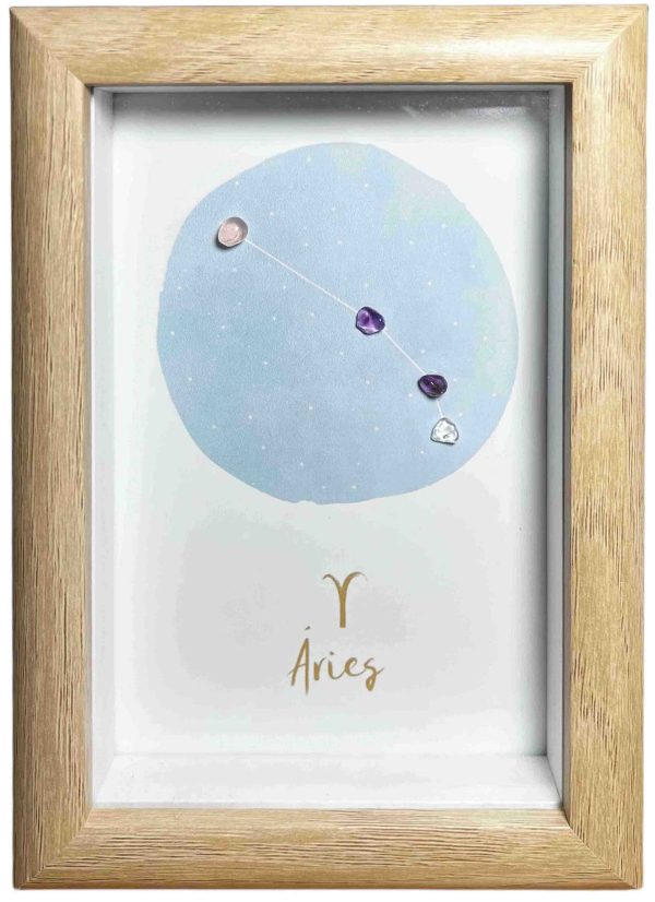 Celestial Radiance — Twelve Zodiac Crystal Frame Art - 图片 4