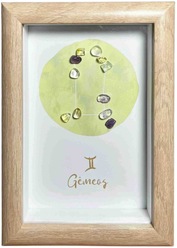 Celestial Radiance — Twelve Zodiac Crystal Frame Art - 图片 7