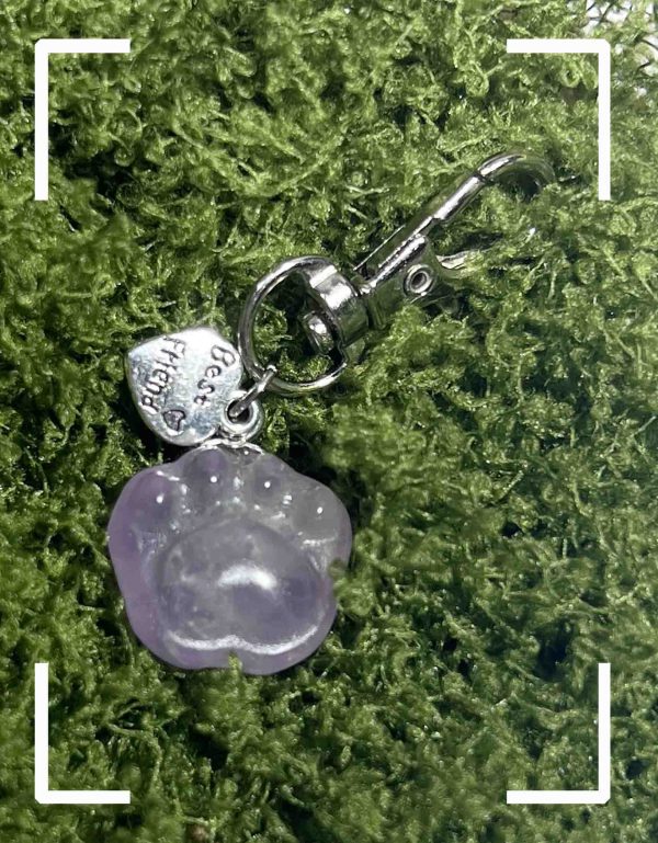Crystal Cat Paw Pendant for Healing and Comfort - 图片 2